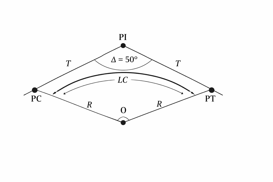 Circular Curve Geometry Circular Curve Geometry